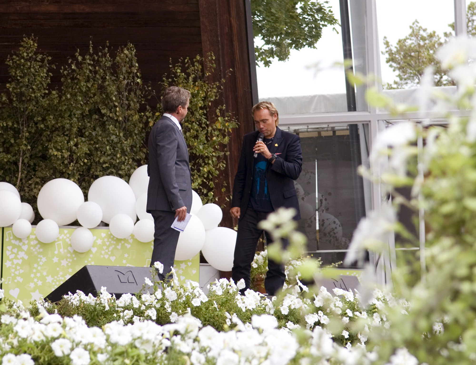 Martin Timell & Johan Ernst speaking at Skansen for MinStoraDag