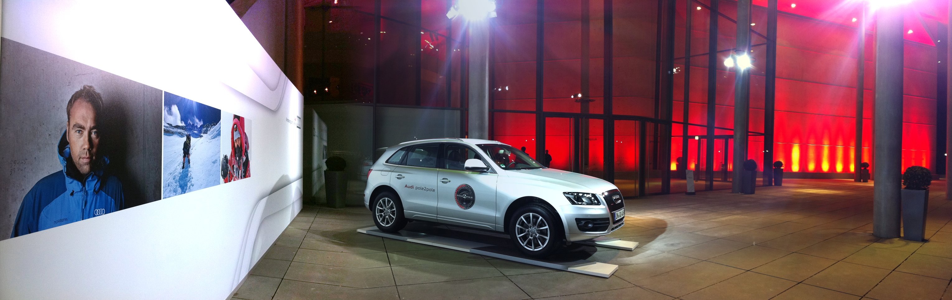 Johan Ernst display at the AUDI annual conference 